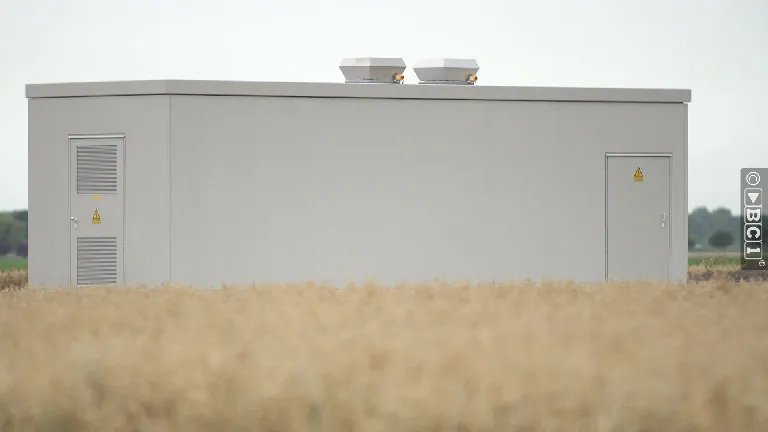 First direct current distribution station in Europe