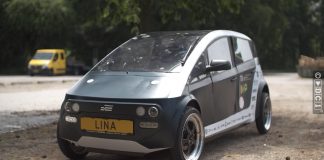 Students build car from flax and sugar beets Studenten bouwen auto van vlas en suikerbieten