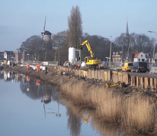 Innovative new dike reinforcement Innovatieve dijkversterking IJsseldijk Gouda
